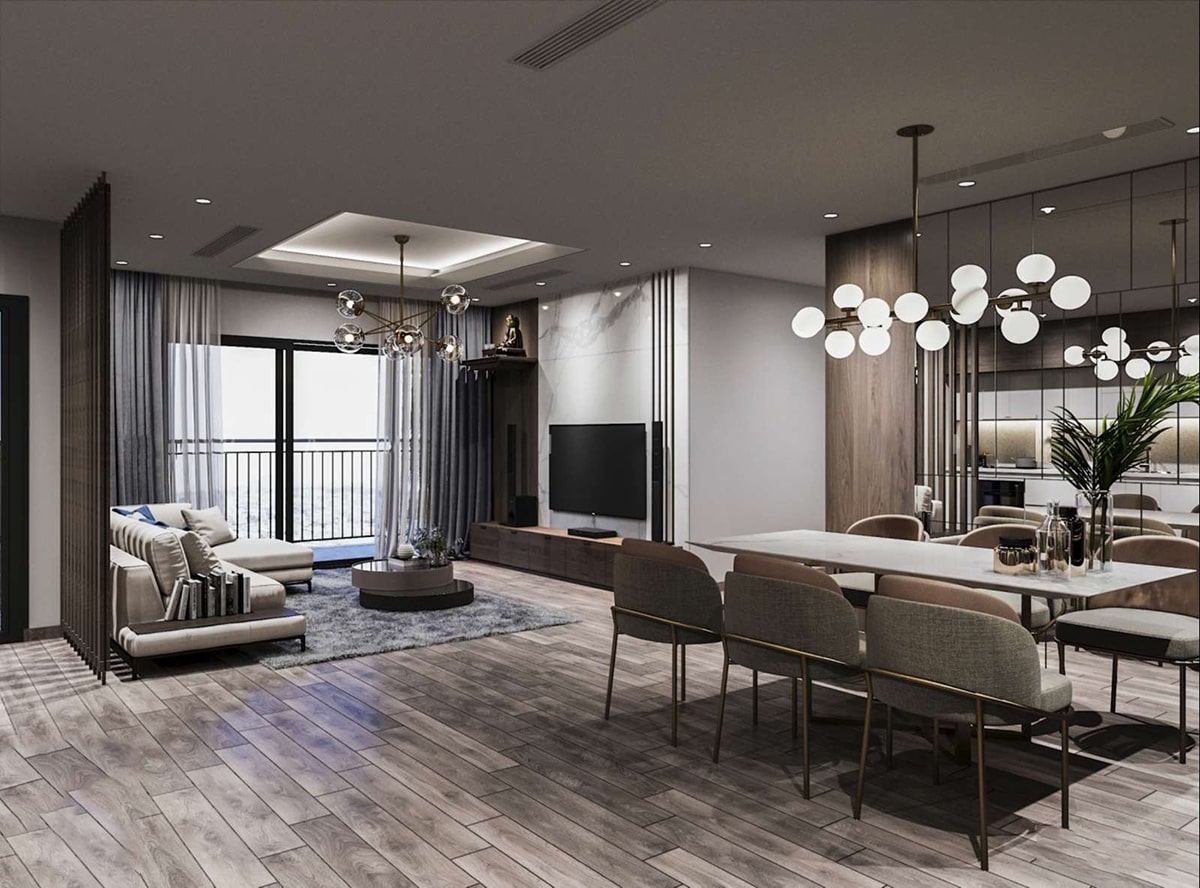 Chung cư The Matrix Premium - Định nghĩa về sống thượng lưu tại Hà Nội 1 Phối cảnh căn hộ 2 Phòng ngủ The Matrix Premium