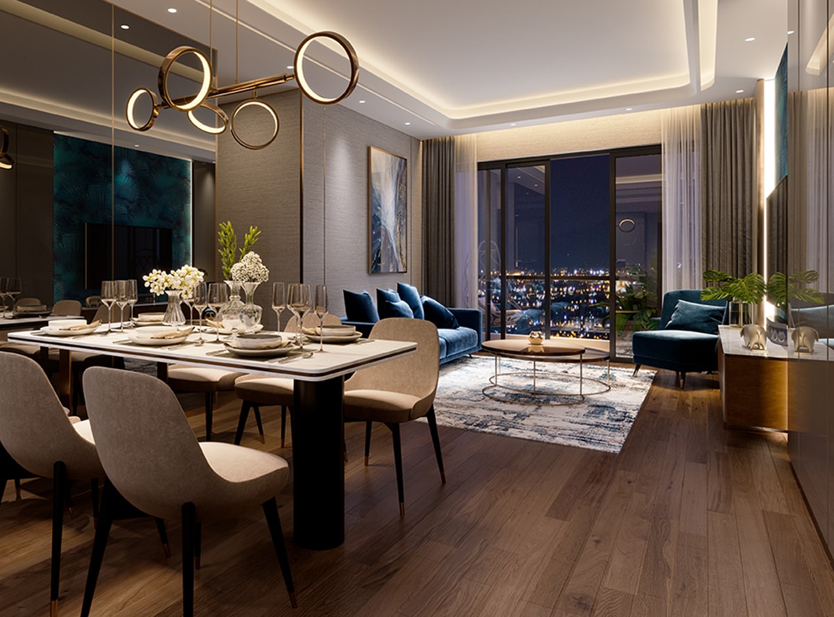 Căn hộ The Matrix Premium – Hội tụ những giá trị sống tinh hoa 9 Phối cảnh căn hộ 4 Phòng ngủ The Matrix Premium