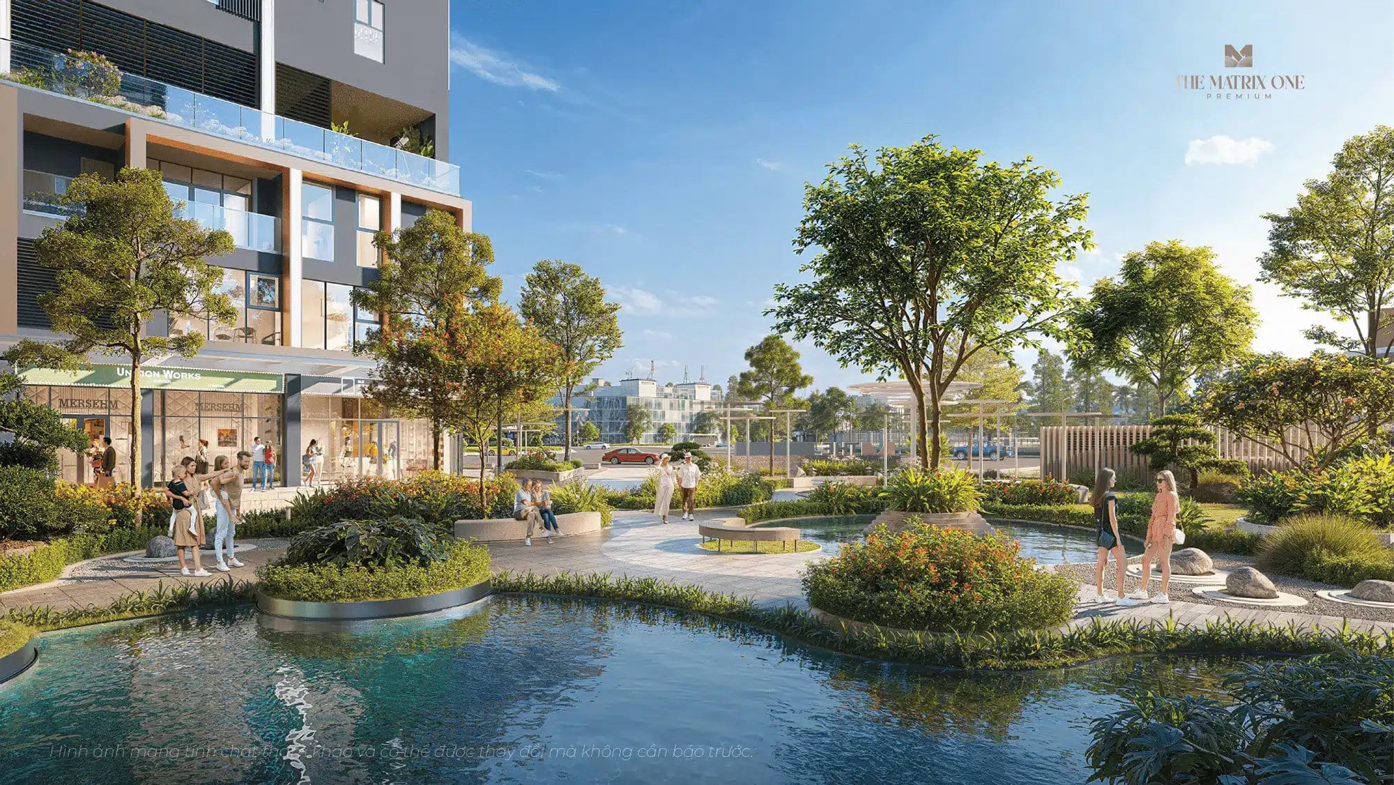 Tiện ích The Matrix One Premium - Chủ đầu tư MIK Group 1 Hệ sinh thái xanh tại The Matrix One Premium